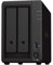 Synology DS723+ - Discstation NAS a 2 bay (AMD Ryzen™ 4 thread R1600 dual-core 2 GB Ram 2 porte LAN RJ-45 1GbE), pacchetto da 8 TB con 2 HAT3300-4T