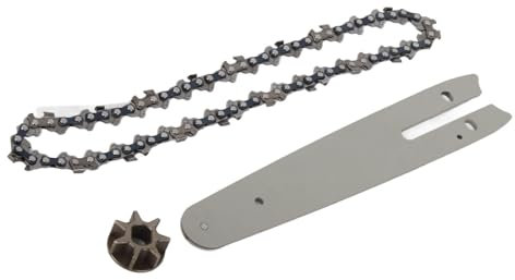 Ensemble de Chaîne de Tronçonneuse, Réduction de la Résistance, Plaque de Guidage à Haute dureté, Ensemble de Chaîne de Scie Ergonomique pour Mini Tronçonneuse électrique