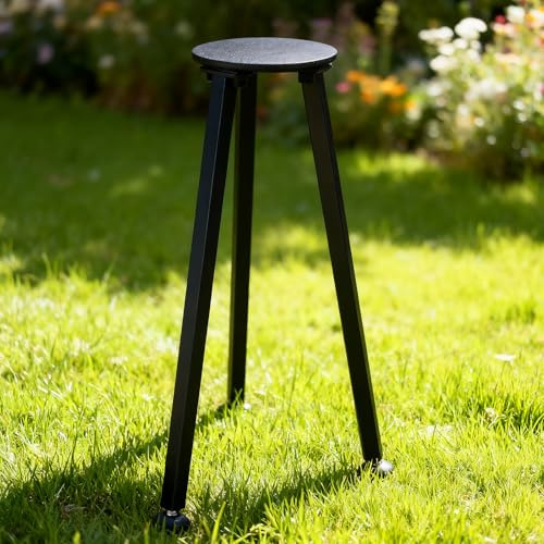Blulu Metal Outdoor Plinth Sundials Pedestal for Size 6 Inch Home & Outdoor Garden Sundial Stand 23 Tall Sundials Display Stand(Sundial Not Included)