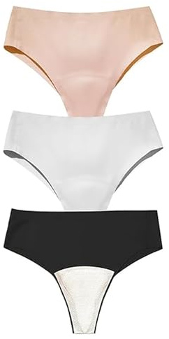 String Taille Haute Invisible À Bout Camel pour Femme, String Sexy Respirant sans Coutures avec Dos en T(S)