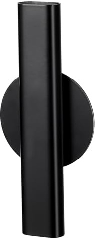 DECORNIJIA Jarrón de Flores de Metal para Wall Decor, Montaje en Pared, Negro, Adecuado para Flores Artificiales y Decoración de Cocina o Fiestas
