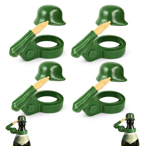 Soldat Salut ölflaskor ölflaskhjälm Soldaterhälsning ölflaskhjälm Soldater Salut ölflaska flaskstöpsel, Salute flaskstöpsel för ölflaskor Soldaterhälsning ölhjälm, för fest, grillfest, bar