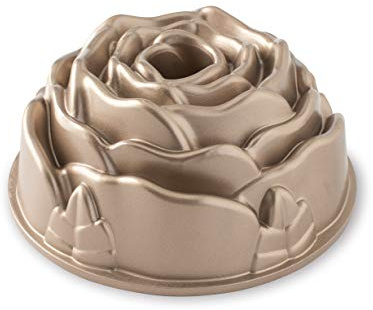 Nordic Ware Rose Bundt, 10 Cup, Toffee