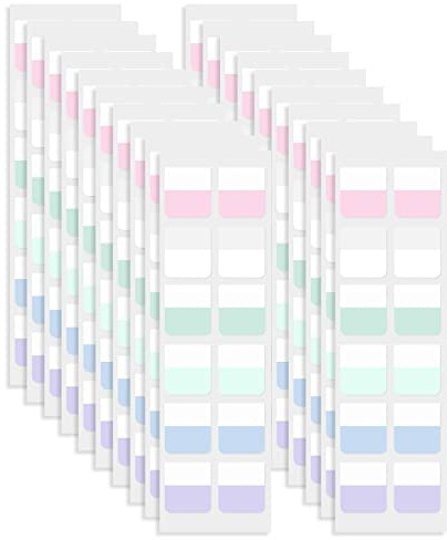 SAVITA 240pcs Sticky Tabs, Writable Page Tabs and Flags Self-Adhesive Reusable Page Markers for Reading Index, File Folders, Books Notes (Mixed Light Colors)