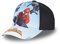 Cap Kinder Hypoallergen, Kappe Jungen, Spider Man, Atmungsaktiv, Schwarz/Blau/Rot, 52