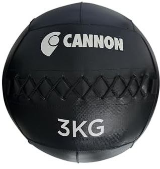 CANNON - Balón Medicinal de Pared 5, 7, 8, 10 o 12 kg. Entrenamiento Funcional, Cruzado y de Tronco, Crossfit, Fitness, Gimnasio (3)