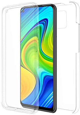 Todotumovil Funda TPU 360 para Xiaomi Redmi Note 9S Carcasa Transparente Completa Doble Cara para movil