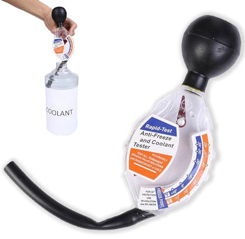 PVFZXS Tester antigelo per auto, tester antigelo per auto, tester antigelo fino a -43°C, tester antigelo nel serbatoio dell'acqua