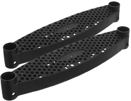 ifundom 2 Piezas Accesorios para Pedales De Escalera De Trampolín Colchoneta De Repuesto para Cama Elástica Escalera De Litera Almohadillas para Escaleras De Literas Black El Plastico