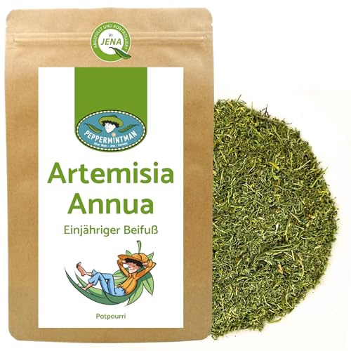 Artemisia Annua Mandala, artemisia annuale, piante madri con 1% di artemisinina, coltivazione tedesca, raccolta a mano, ottima qualità di PeppermintMan (500 g)
