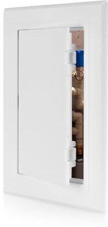 KR KITCHENRAKU Access Panel 100x150 mm - Paintable Easy Access Doors with Hidden Hinges, Flush Fit ABS Inspection Hatch for Drywall, Wall and Ceiling Electrical Plumbing