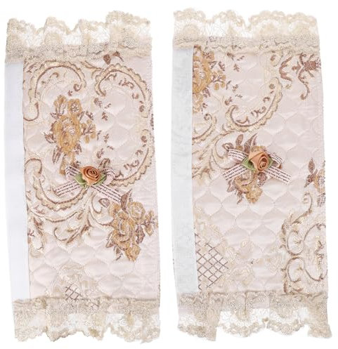 COLLBATH Coprimaniglie Per Frigorifero Decorativo Pizzo, Protezione Maniglia Termica Lavabile, Set Da Per Elettrodomestici Cucina, Facile Da Installare, Per Uso Invernale