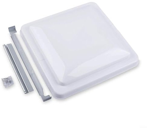 URPIZY Ventilateur de toit RV - 380 mm - Pour camping-car, caravane, remorque, camping - Blanc