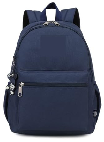 HUDFVIOI Zaino Scolastico Zaino leggero impermeabile for il tempo libero, grande capacità, for uomini e donne, borsa da viaggio, nero, blu, bianco e rosso.(Blue)