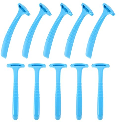 Beavorty Kit 10 Pezzi Raschietti per Piedi in Plastica Pp Lame in Acciaio Inox, Strumento per Rimozione Calli e Pelle Morta, Lima per Talloni Screpolati, Adatto per Pedicure Professionale