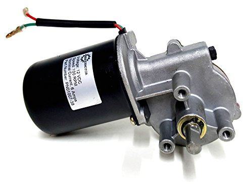 Makermotor 3/8 D Shaft 12V DC Reversible Electric Gear Motor 100 RPM