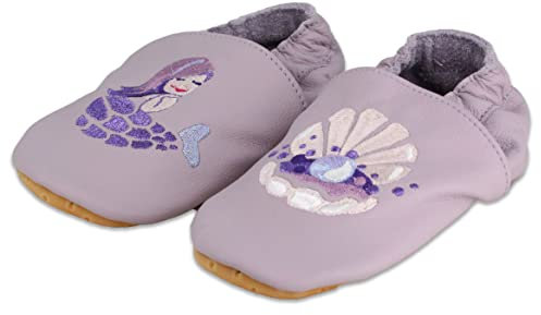 Beck Mädchen Pearl Hausschuhe, Violett, 30/31 EU