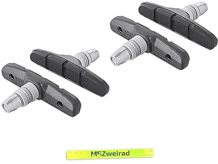 2 Paar (4 Stück) Shimano Fahrrad Bremsschuhe M70T3 Deore Alivio Bremsklötze Bremsbeläge V Brake 70mm