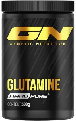GN Laboratories L-Glutamin Pulver 500g – Ultrareines Pulver über 99,9% Reinheit, aus Fermentation & extra hochdosiert – Proteinogene Aminosäure - Geschmacksneutral - Vorrat für bis zu 100 Tage