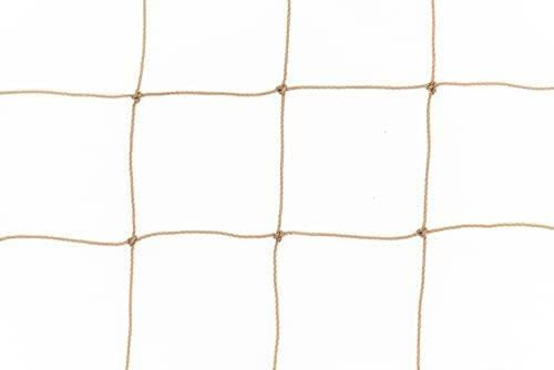 Rete di protezione bird net per Piccioni ed uccelli, rete per balconi di volatili (5x5mt, Pietra chiara, Sabbia)