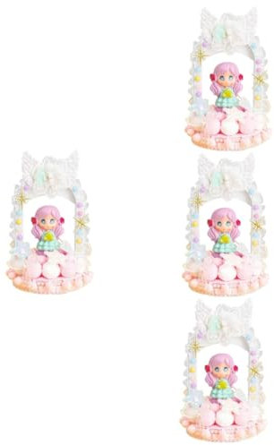 OSALADI 4 Stück DIY-Spielzeug Schreibtischlampen Schlafzimmerlampe DIY-Kits Dekor Mädchenspielzeug DIY-Lampen-Deko-Kit kreative Lampe für Kinder Puzzle schmücken Licht-Kit