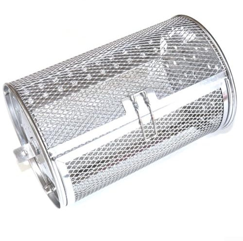 Stainless Steel Roast Basket, 360-Degree Rotating Electric Oven Baking Tray Grill Rotating Drum Air Fryer Accessories
