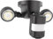 SANSI LED Strahler mit Bewegungsmelder, 15W 2000lm Superhell Außenstrahler 5000K, Doppelkopf LED Fluter Scheinwerfer IP65 mit PIR-Sensor für Garten Garage Sportplatz Hinterhof
