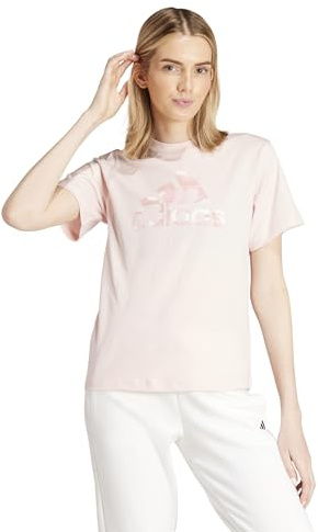 Adidas Femme Camo Graphic Tee, Sandy Pink, M