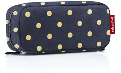 reisenthel multicase - farbenfrohes und modernes Design, Multi-Use-Etui ideal für Kosmetik, Schul- oder Arbeitsutensilien, Couleur:metallic dots Blue