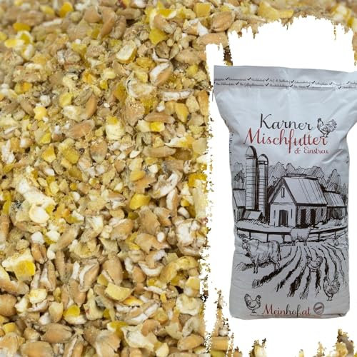 Karner Bio Junghennenfutter 25 kg, gentechnikfreies Alleinfutter für Junghühner bis zum Legebeginn, vom Bio Hühnerhof, für EIN exzellentes Wachstum (25 kg (1er Pack), 25000, Gramm)
