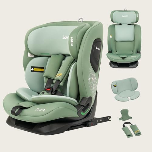 Jovikids i-Size Kindersitz, 76-150cm Kinderautositz mit ISOFIX und Ruheposition, ECE R129, für Kinder von ca.15 Monate-12 Jahre