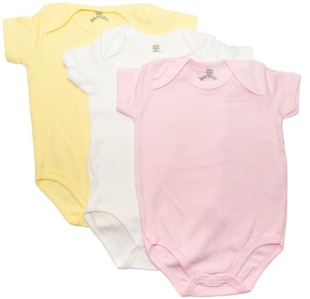 Sarnico Baby Bodysuits (9-12 Months) Baby Boys| Baby Girls| Unisex| 3 Pack| Cotton Short Sleeve Baby Vests UK Brand