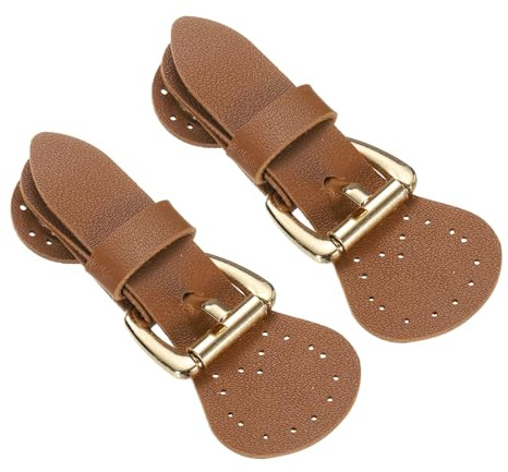 QUARKZMAN 2pcs Fermeture Magnétique En Cuir, Bouton-Pression À Coudre, Boutons À Pression Pour Remplacement Pour Poches Vestes DIY Couture, Marron Clair