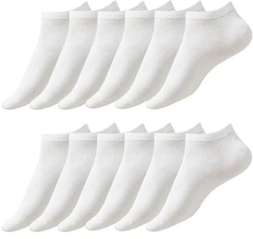 KEYRI 6 Pairs Ankle Socks Low Cut Trainer Socks