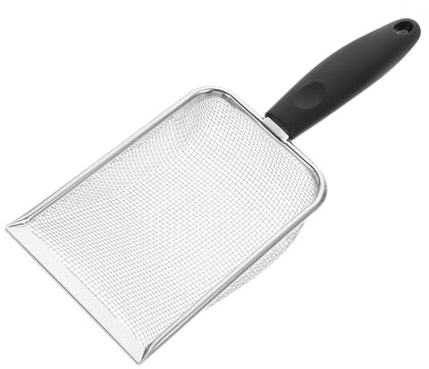 KOMBIUDA Pala A Rete Da Spiaggia Strumento Leggero Per Pulizia Filtro A Sabbia Raccolta Conchiglie Materiale Metallico Sicuro Design Pratico Traspirante