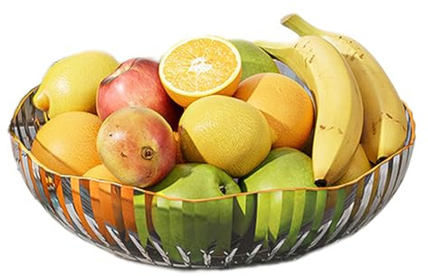 Generisch Moderna per frutta – cestino per frutta da cucina, cestino da tavolo, grande contenitore per vassoio da portata in porcellana, per organizzare di decorazione per la casa