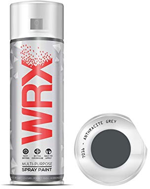 WRX 3 X Spray Paint 400 ml - Anthracite Grey 7016 - Ral 7016 Multi-Purpose, Ozone Friendly