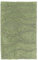 RugVista Badematte Breeze, 80 x 50 cm, Rechteckig, Mittelflor, Anti-Rutsch, Moderner Badteppich, Maschinenwaschbar bis 30°C, 100% Baumwolle, Grün