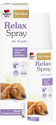 Doppelherz Relax Spray für Hunde - Umgebungsspray für mehr Wohlbefinden - geruchsneutral - 90 ml