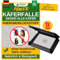 GREEN GUARDIA Käfer Falle mit Pheromon-Lockstoff - 1x Falle - umweltfreundlich Ungeziefer bekämpfen, Chemiefreie Pheromonfalle mit austauschbaren Klebeflächen, giftfrei und geruchsneutral