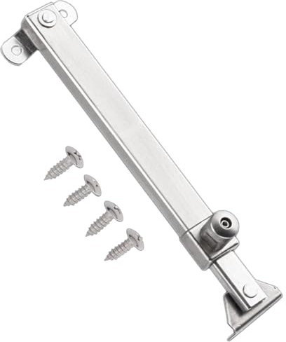 Eoixuqba fönsterspärr – 18,2 x 3,5 x 1,9 cm fönsterhållare, fönsterbegränsarkrok, fönsterpinne, fönsterspärrlås för aluminiumlegering, träfönster, järnfönster