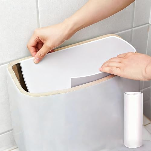 TAITONGGO Toilet Tank Liner Anti-Condensation Set for Toilets, Self-Adhesive Toilet Tank Insulation Kit, 50cm x 120cm Tank Liner