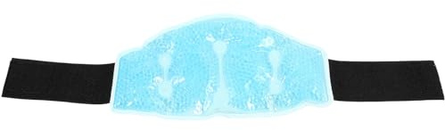 ibasenice Poche de Glace en Gel Réutilisable Nuque Épaules, Compresse Froide et Chaude, Housse en Pvc Souple, Bleu Clair, Soulagement Cervical, Relaxation Musculaire, Usage Maison