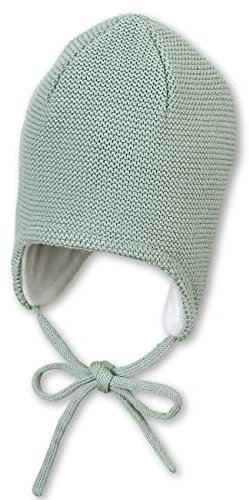 Sterntaler Unisex Kinder Strickmütze Baby Strickmütze mit Fleecefutter, Grün, 33