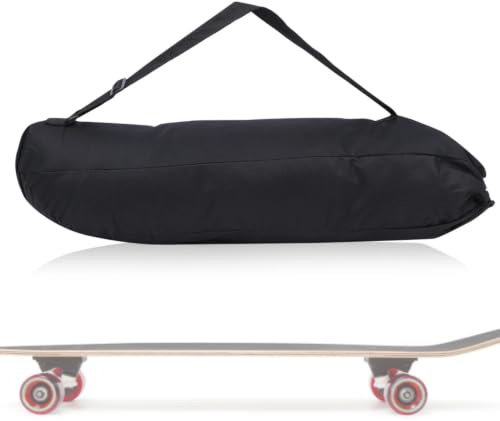 Tomotato Skateboard Bag, Waterproof 600D Oxford Cloth Skateboard Backpack Super Thick Skateboard Storage Bag Single Shoulder Skateboard Bag
