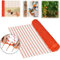 LARS360 1 x 30m Absperrzaun, Schutznetz aus Kunststoff Bauzaun Warnnetz Auffangnetz Fangnetz Wildzaun Fangzaun Warnzaun, Ohne Umreifung, Orange (1 Rolle)
