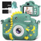 GREENKINDER Appareil Photo pour Enfants, écran de 2,0 avec Carte de 32 Go, Appareil Photo numérique HD 20 MP et 1080P Selfie pour Enfants, Cadeaux Dinosaures pour garçons et Filles de 3 à 12 Ans