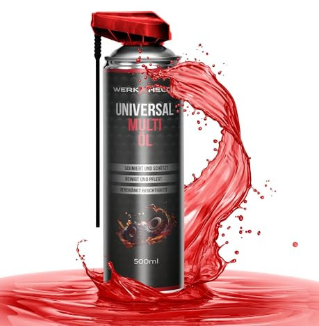 WerkXheld Multi-Spray Multiöl 500ml –Universalöl, Kriechöl & Rostlöser mit Korrosionsschutz. Hochwertiges Schmiermittel