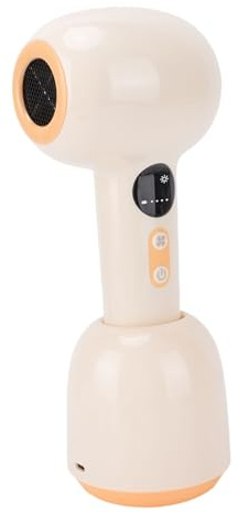 Luocute Cordless Hair Dryer, Quiet Portable Mini Blow Dryer with 4500mAh Battery and 37°C Constant Temperature, for Infant Kids Toddlers Delicate Skin