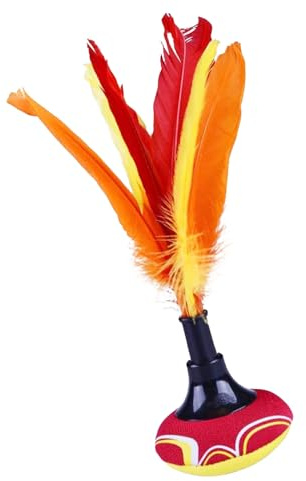 Shuttlecocks Badminton - 33 x 16 x 9 Neoprene Hand Shuttlecock Beach Entertainment Indiaca Featherball Hand Badminton | Outdoor,Indoor Games Activities Sports Toys (Colourful)